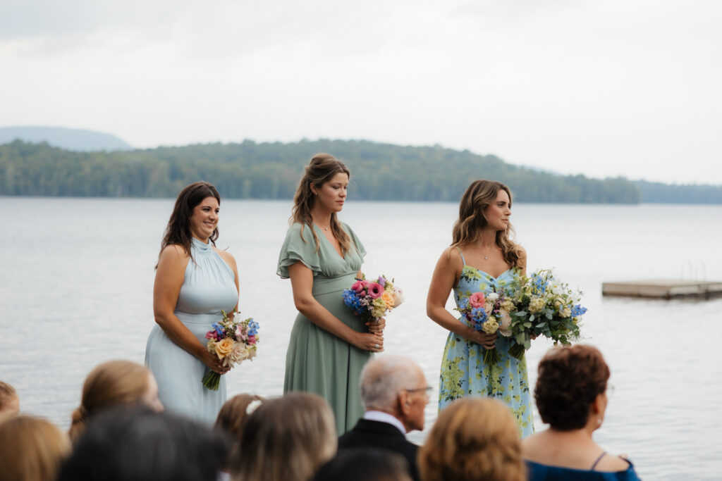 lakeside ceremony in the Adirondacks